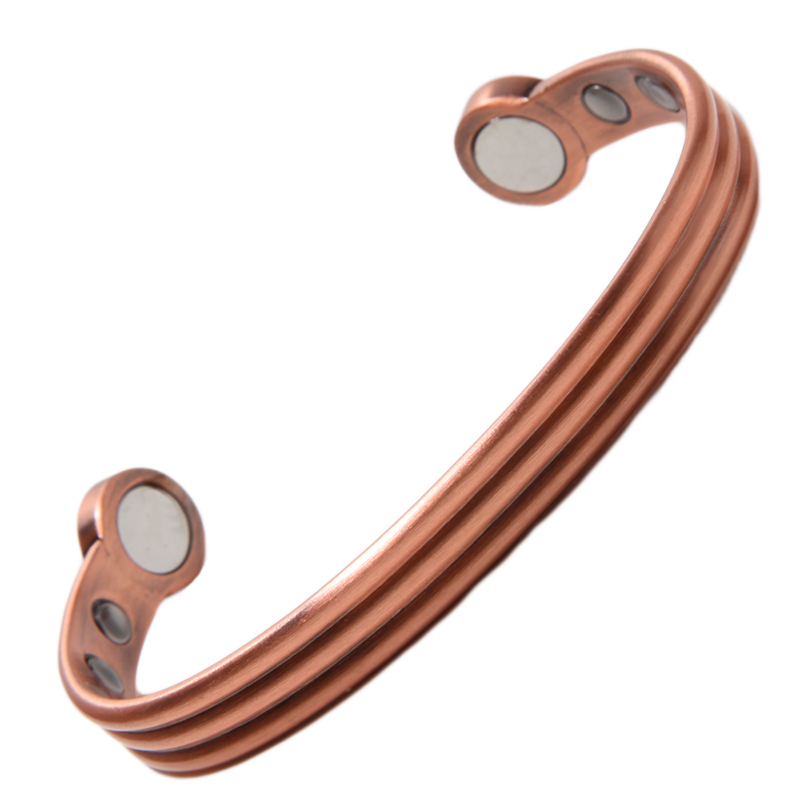 Hi-Power Copper 3 Band Magnetic Bracelet